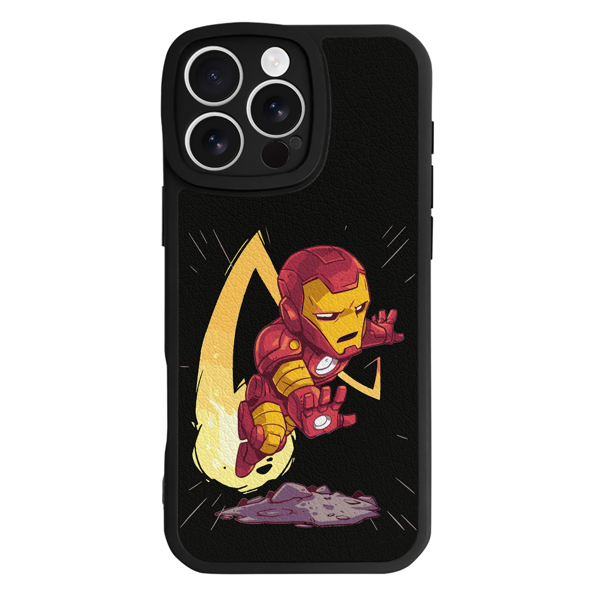 （画像用） アベンジャーズ The Avengers 【iPhone 16シリーズ対応】シリコンスマホケース（レザー調） 材質：シリコン